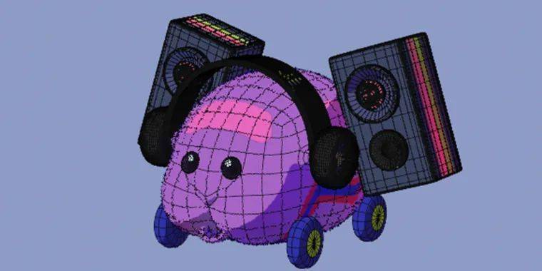 大佬用blender三渲二制作的角色看完瞬间想恋爱