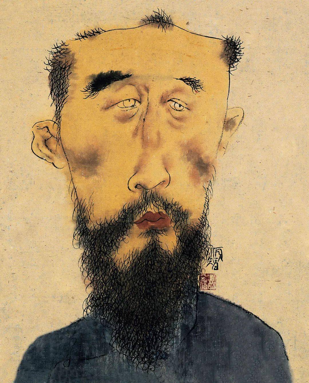 这组肖像,令人耳目一新!_艺术_国画_芥子园