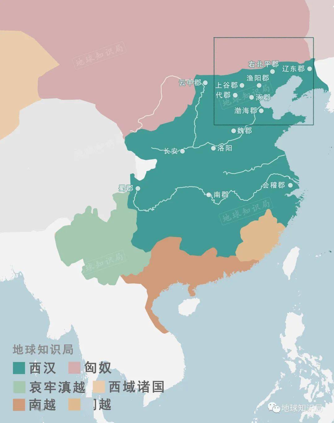 面臨單于南下的威脅景帝時期的漢朝戰略上還很被動面對打不贏的局面