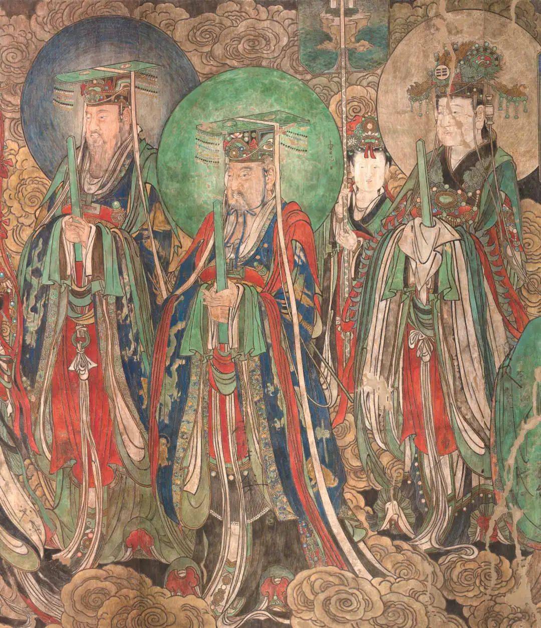 回归与重生流失加拿大山西晋南壁画朝元图解读