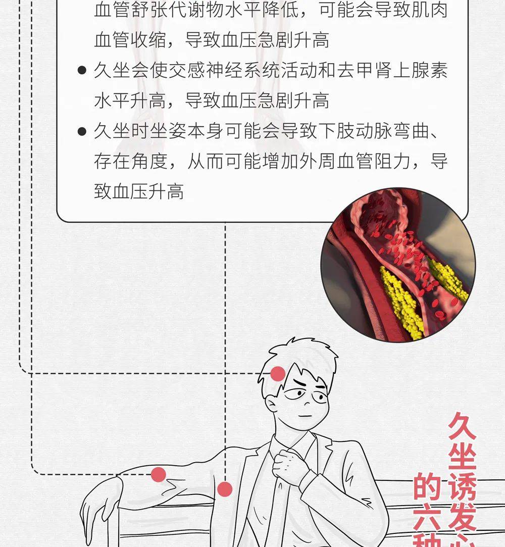 肠画短说:久坐,如何搞坏你的心血管