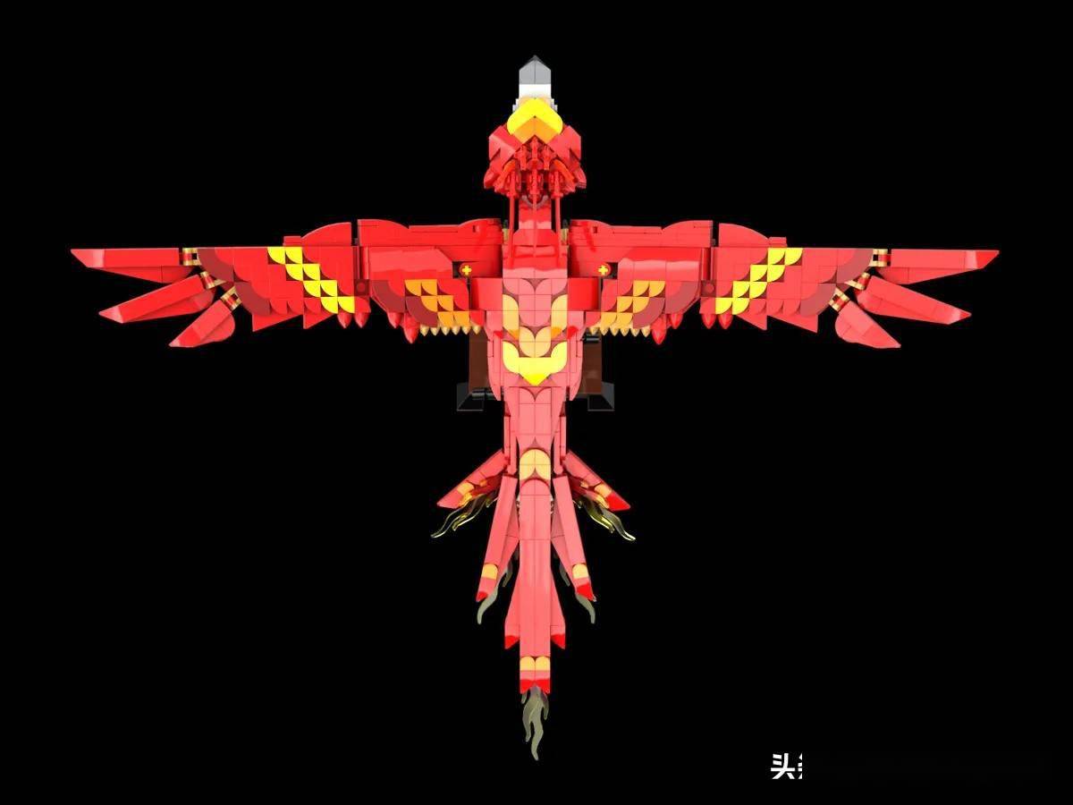 大个头的凤凰乐高创意项目哈利波特凤凰分享