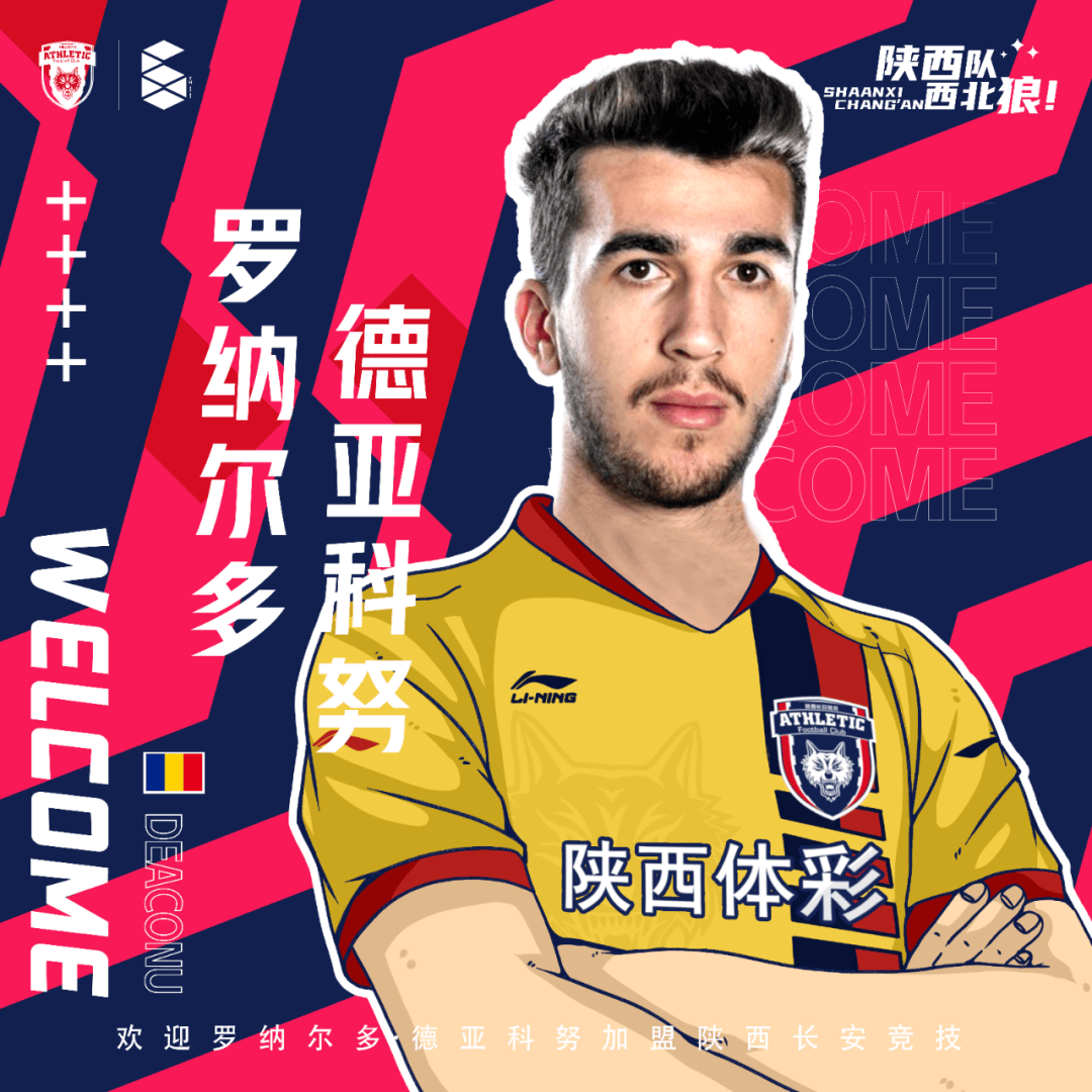 足球俱乐部与 罗纳尔多·德亚科努,董学升,徐洋,韩轩 ,刘超阳 ,谷文杰