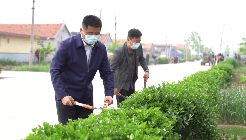 莱西市委书记周科以普通党员身份参加村庄清洁活动!_群众_姜山镇_资源