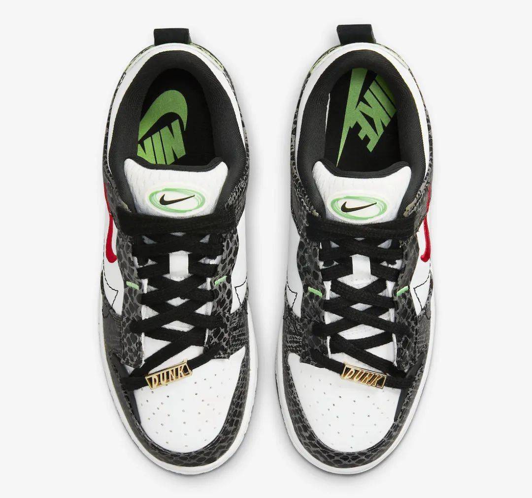 发售nikedunklowdisrupt2黑白蛇纹