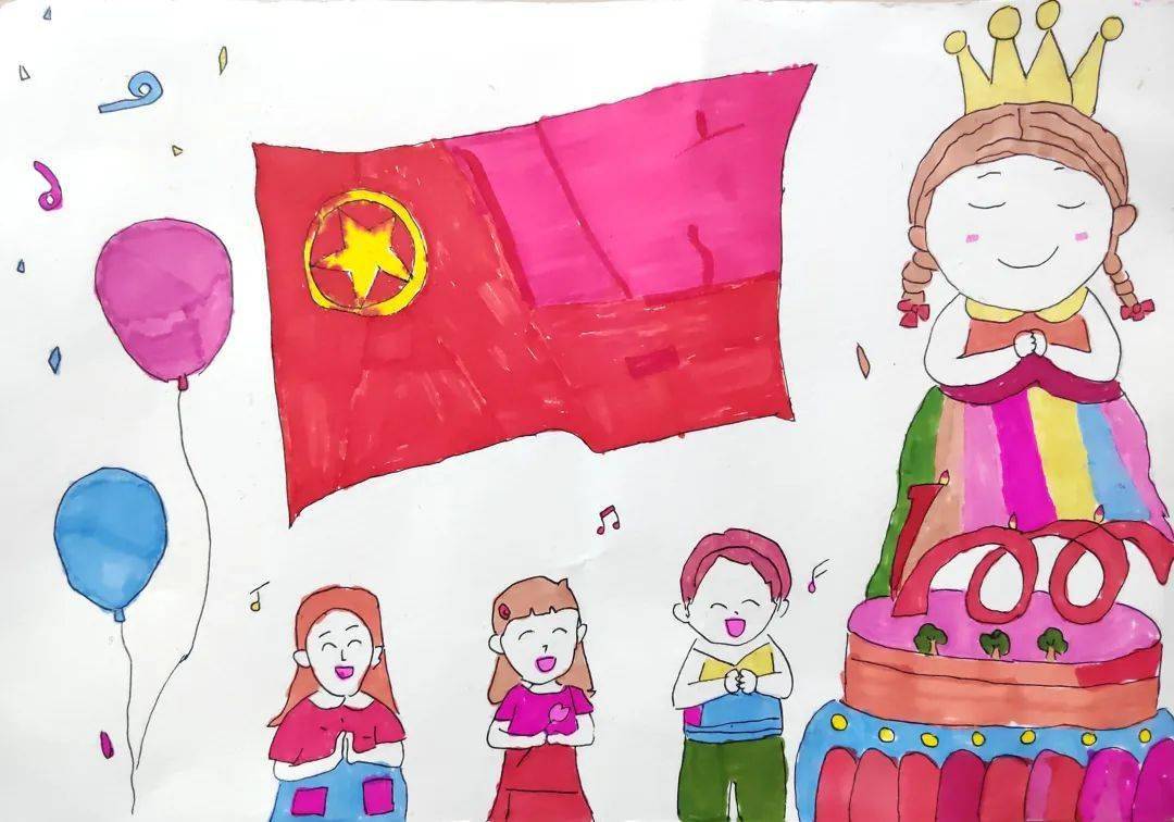 百年筑梦强国有我主题青少年绘画作品展示