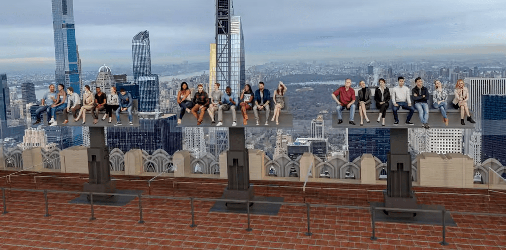 世界地标纽约洛克菲勒广场30号大厦楼顶将改为垂直升降梯