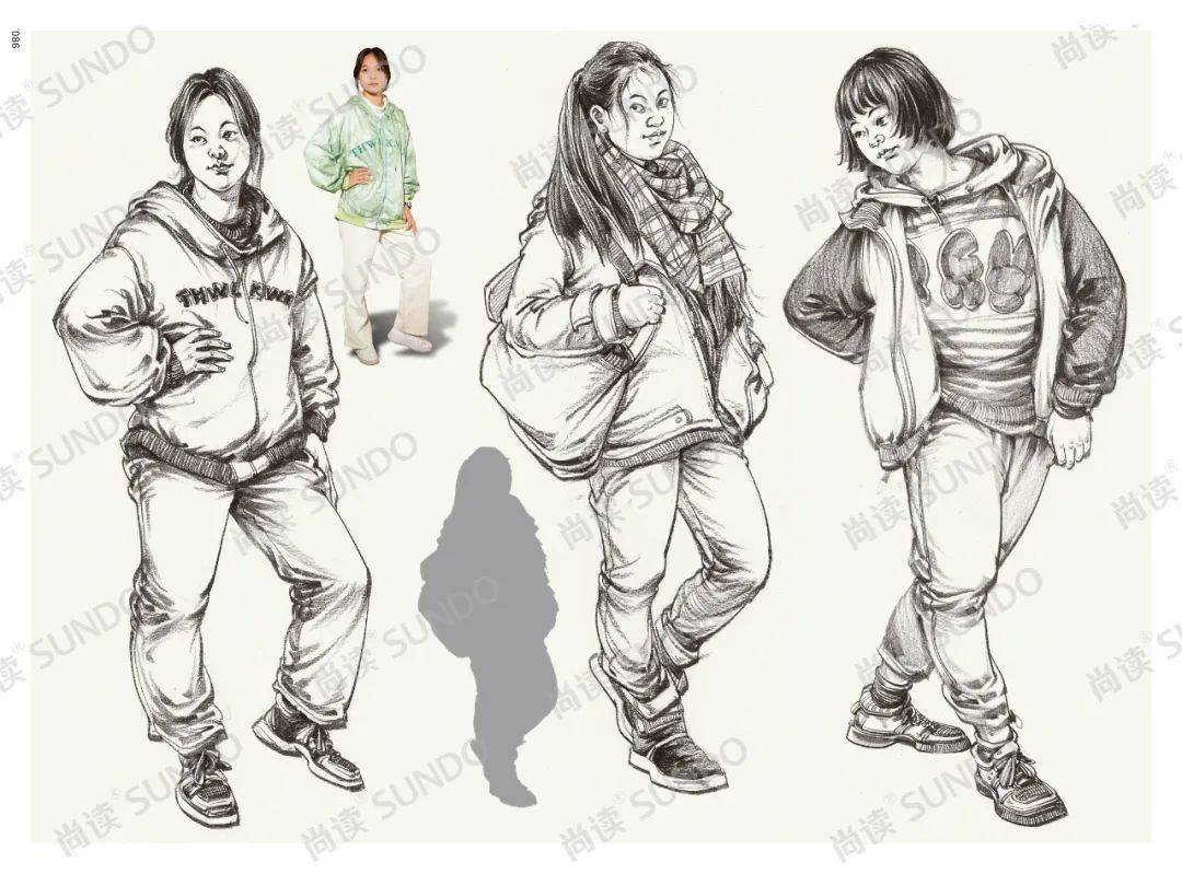 超级课件60振东人物速写临摹范本易学易懂全方位无保留教学前期教学到