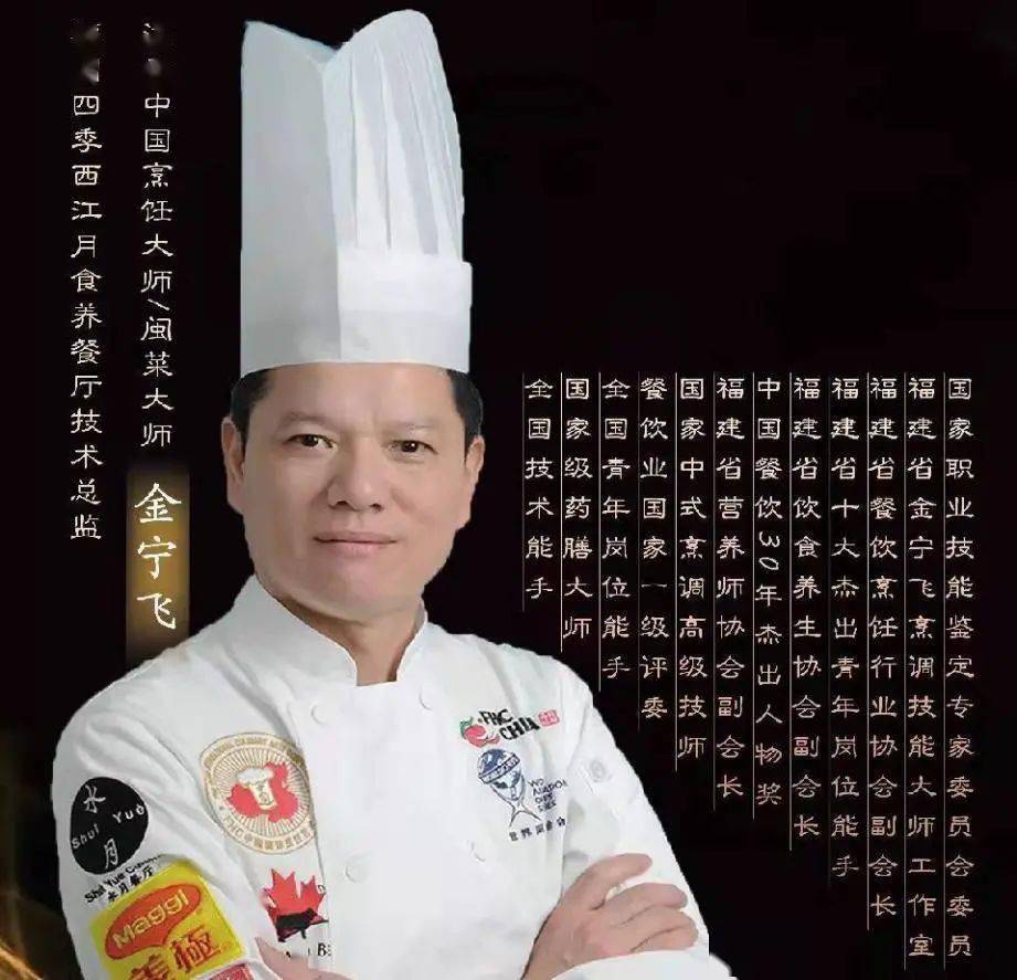 省新长征突击手,闽菜大师金爵奖,中国餐饮30年杰出人物奖,中