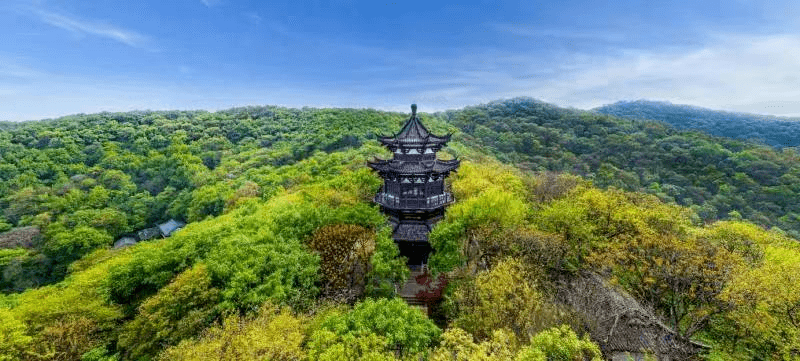 鎮江南山的美赤山湖景區千畝荷塘荷花盛放還期待盛夏時讓人心曠神怡連