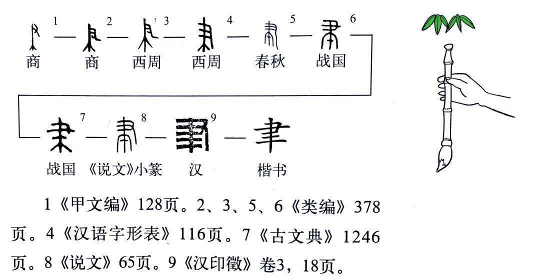 书写工具的演变图片