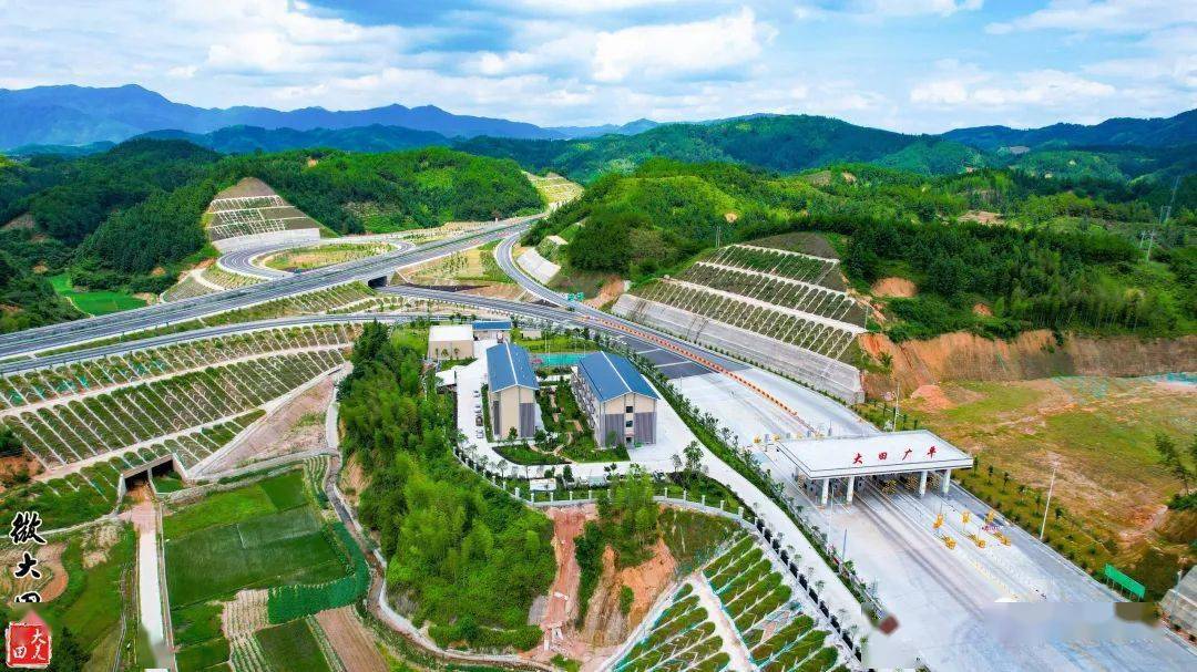 经过大田的这条高速公路即将全线通车运营