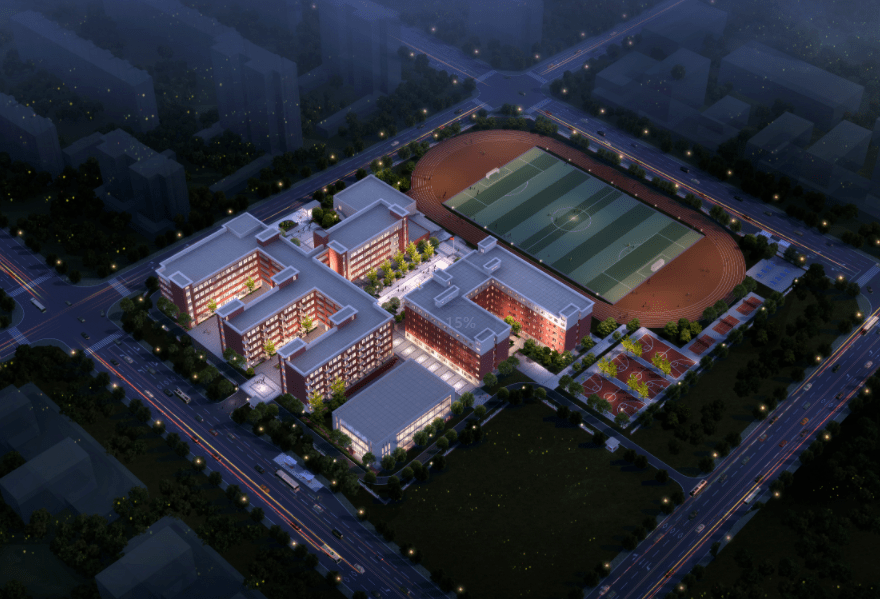 今年9月,这所中学正式投用_城中_大江_新都区