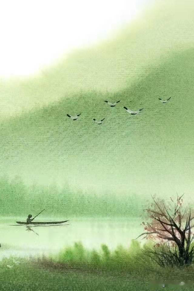 山水诗鼻祖谢灵运的一首诗,其中两联被后世文人赞叹不已