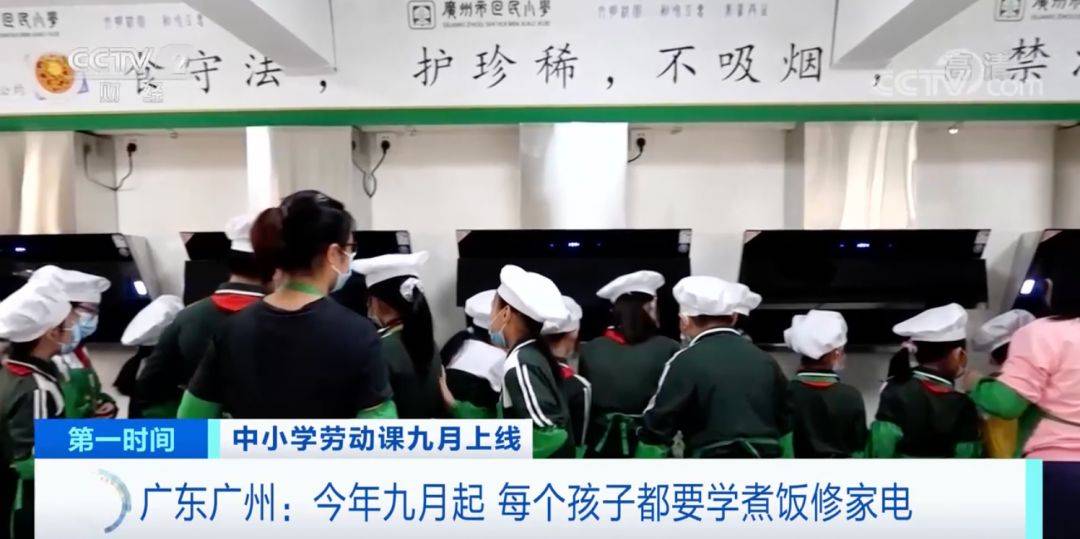教育部明确，中小学将开设独立课程：学煮饭修家电！具体怎么学？