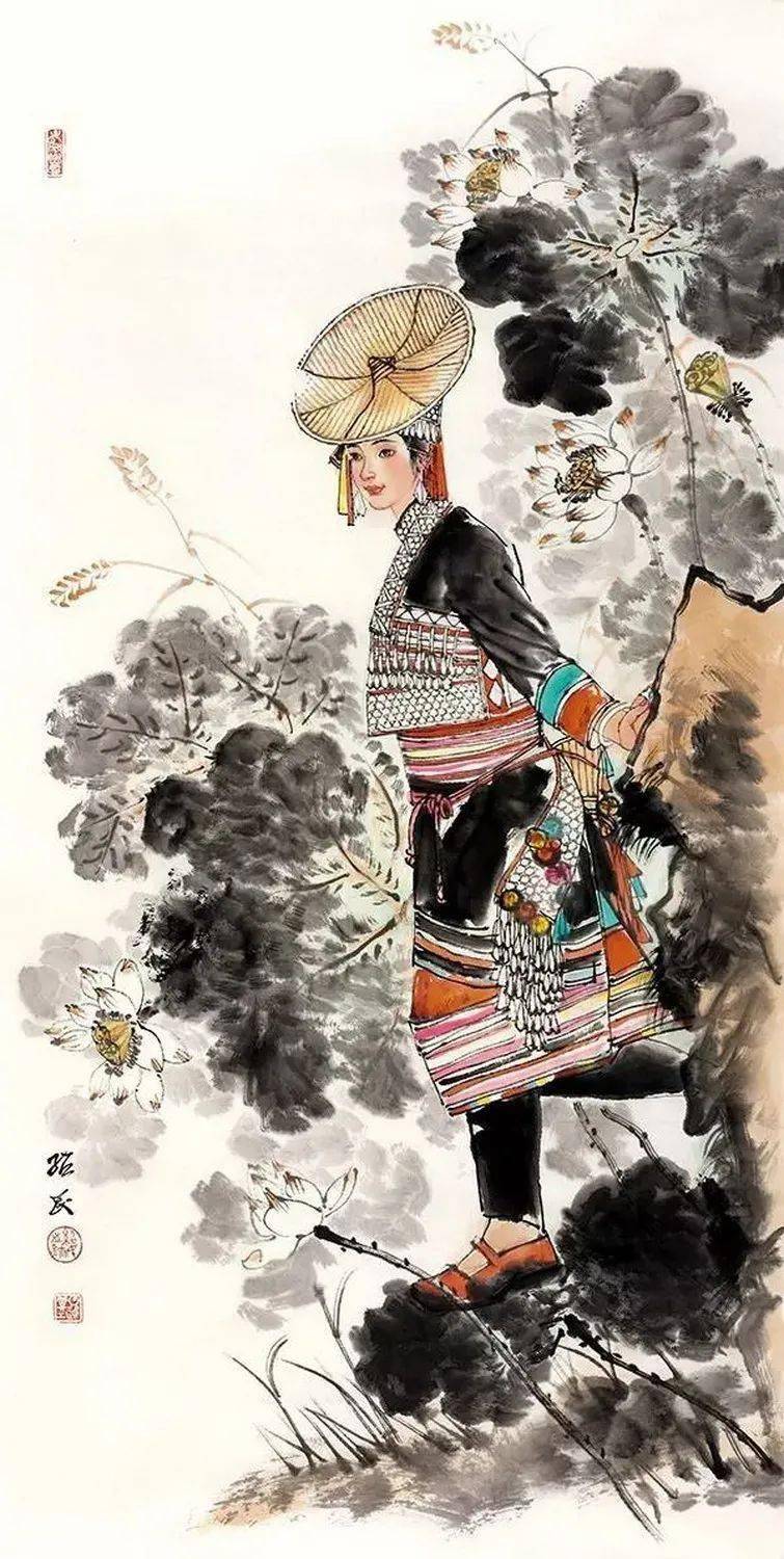 绚烂归于天然辛绍民人物画