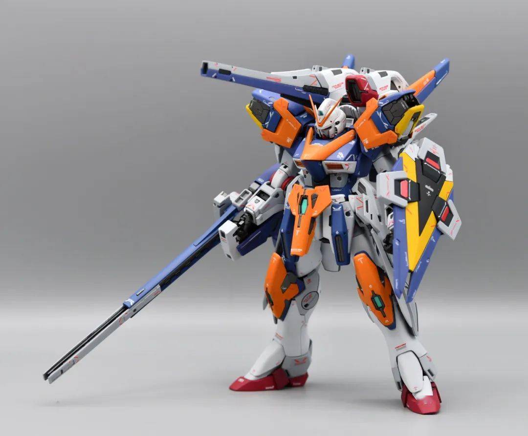 mgv2高达assaultbuster换色涂装真是橘里橘气