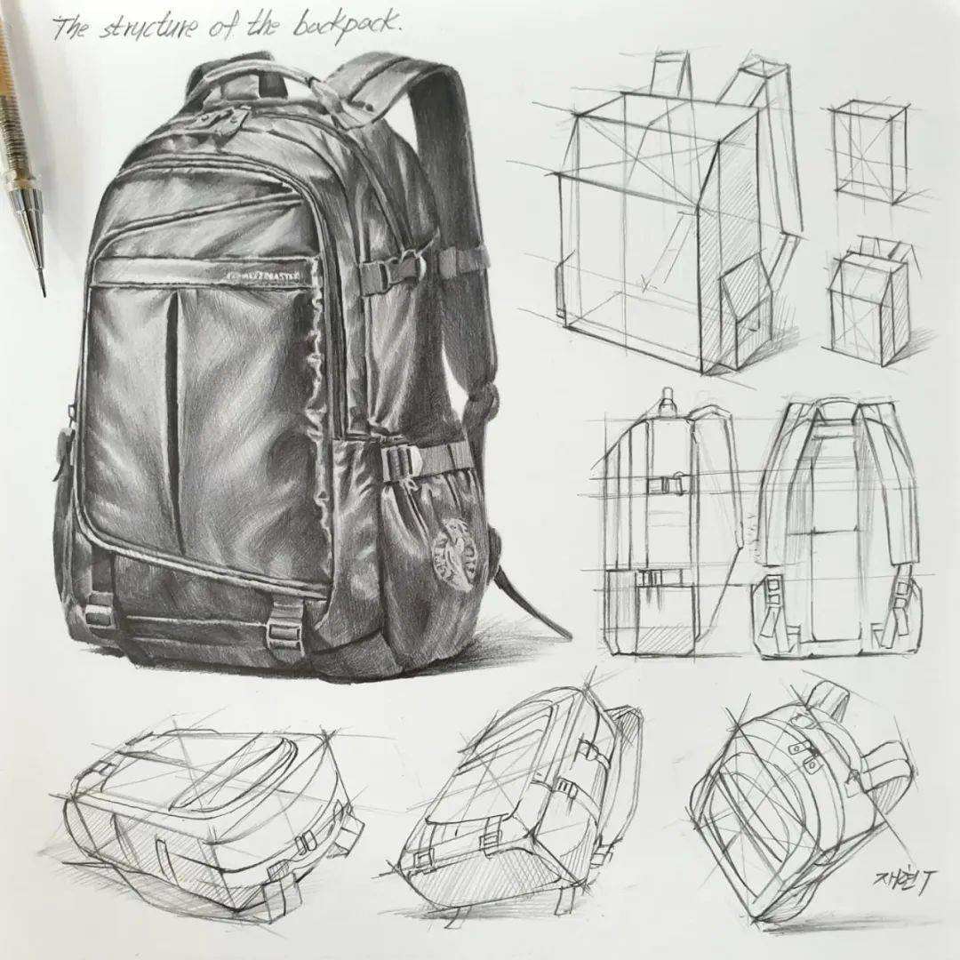 9分,骨灰级素描结构,已被纳入教科书,张张被抢着临摹!