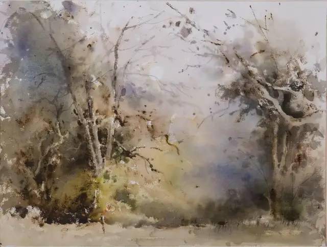 朱志刚水彩作品欣赏飘逸空灵