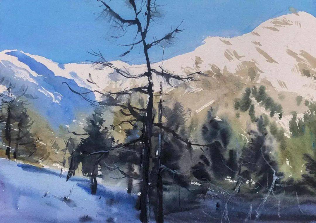 乌克兰水彩艺术家olgaibadullayeva风景画作品欣赏