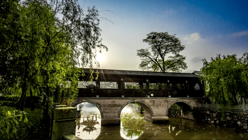 杨万里诗画小镇固洲非遗文创小镇坝溪美食村仁和店古村桃花岛荷风雅韵