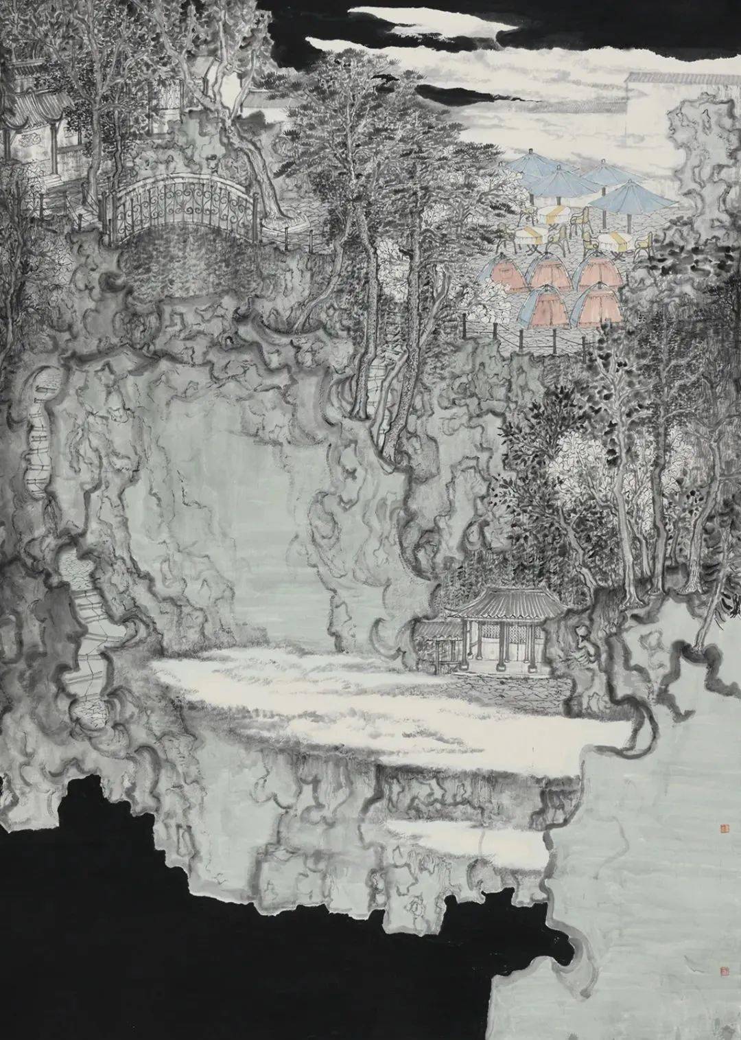 国画天地曹辉山水画写生中的客观与主观