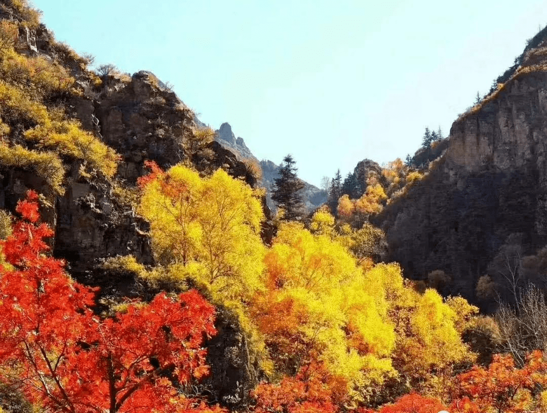 包头土右等你来—九峰山生态旅游区_溪水_明水_断壁