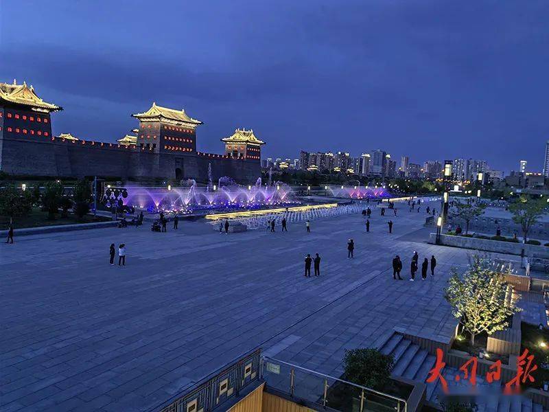 永泰门广场音乐喷泉将正式开放!_大同_水柱_日报