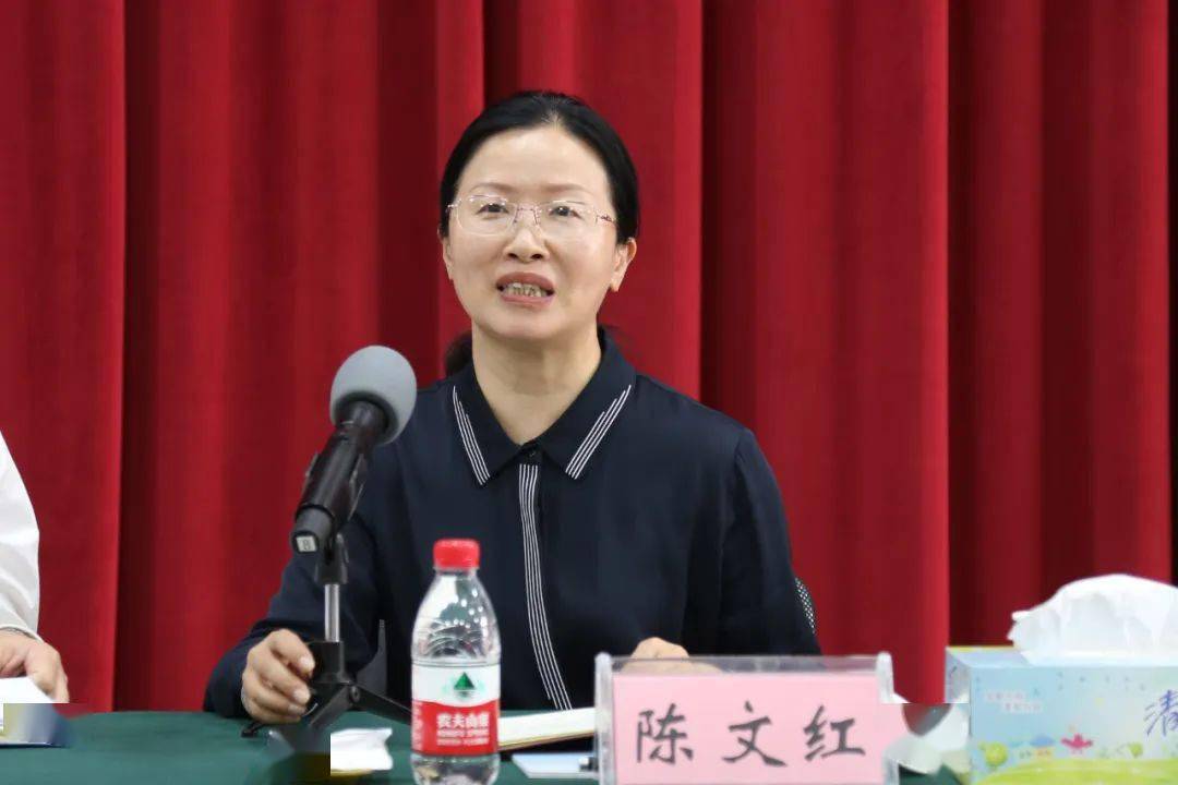 区委组织部副部长,区委老干部局局长陈文红主持会议▲镇党委书记顾