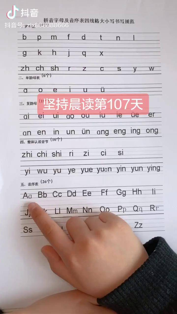 一年級語文拼音字母音序表四線格大小寫書寫規範