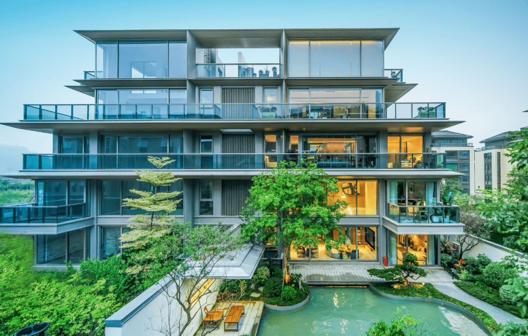 悦鉴叠墅立面篇现代美学凝练著就无界视野