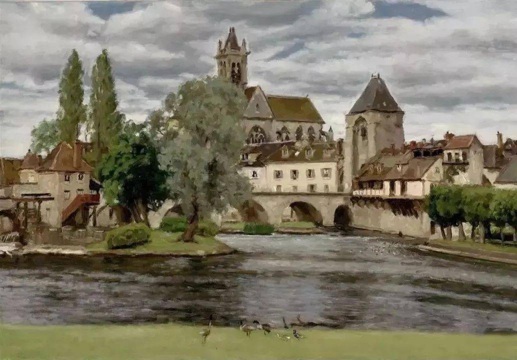 中国油画院院长杨飞云油画风景写生作品