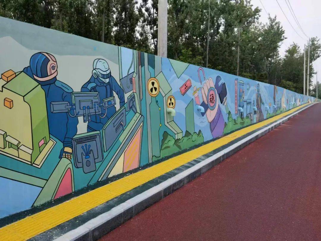 墙绘,同步辐射装置,大气环境立体探测实验装置……"科里科气"的合肥