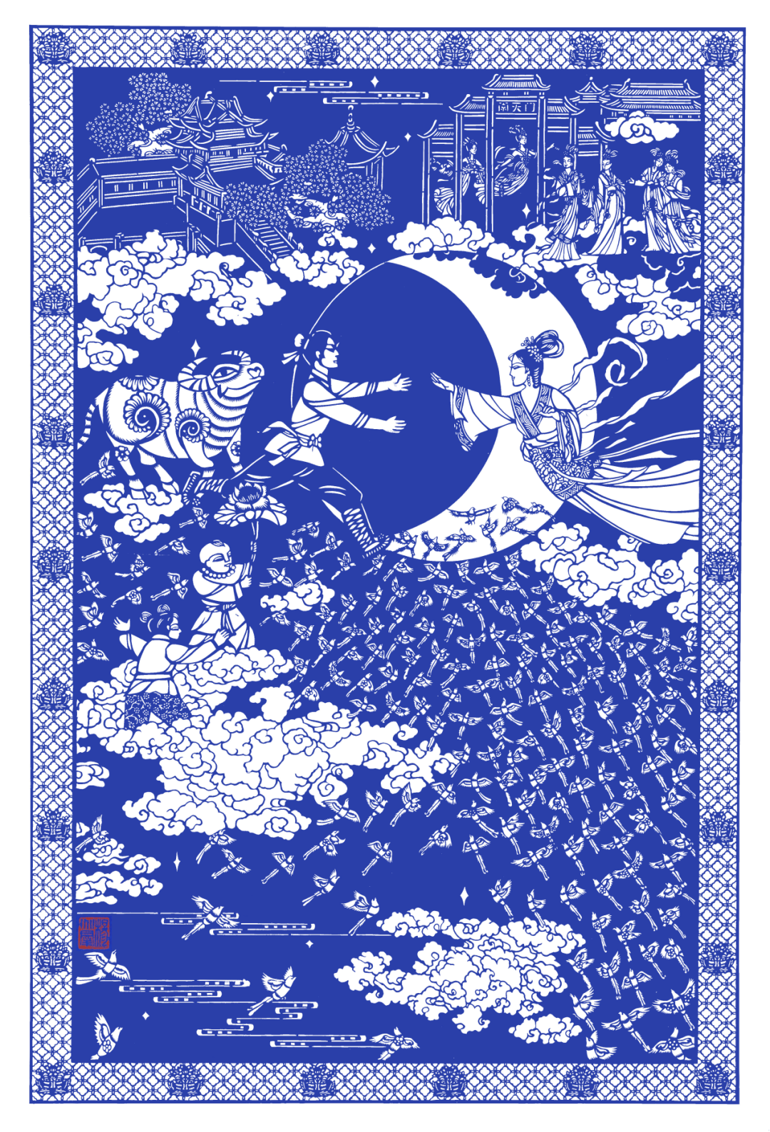作品《鹊桥会》打造非遗名片 积极参与美丽乡村建设作为国家级非物质
