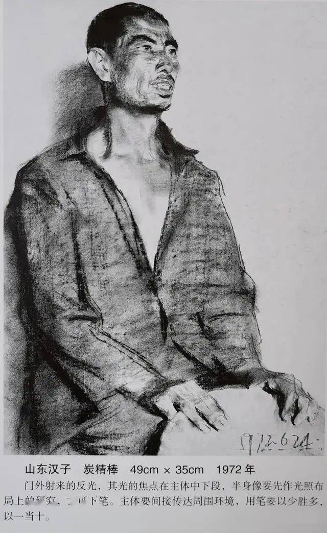 中国著名油画家夏葆元素描作品