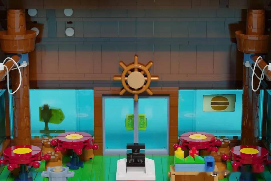 探店比奇堡最好吃的汉堡店legoideas里的蟹堡王