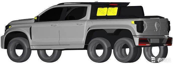 你永远可以相信长城炮超境改装6x6皮卡专利图曝光