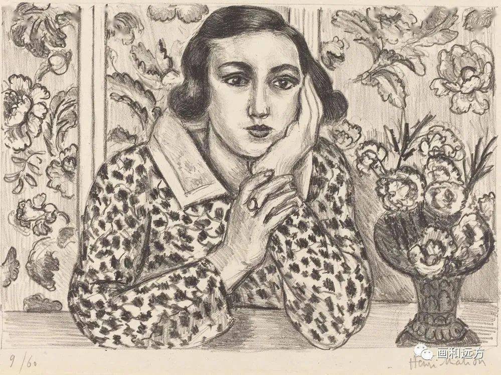 写生啦亨利马蒂斯henrimatisse素描作品