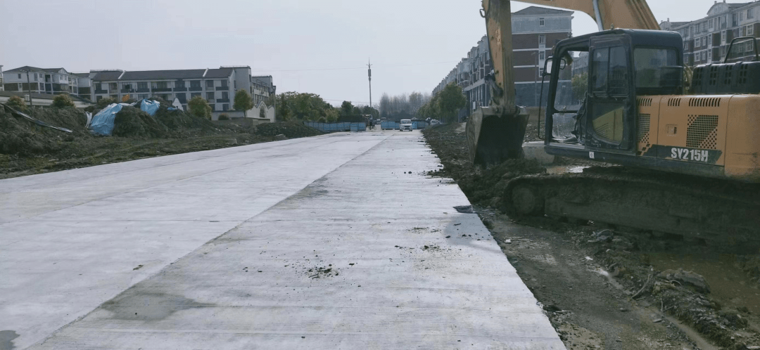 村庄道路断面图片