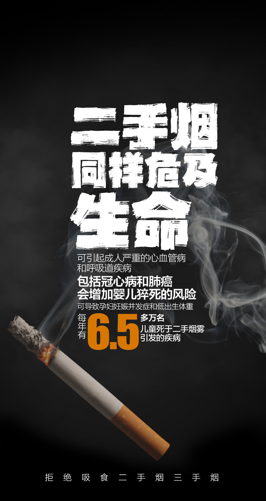互动h5关于吸烟的9个真相二手烟三手烟危害同样大速速转发给身边的