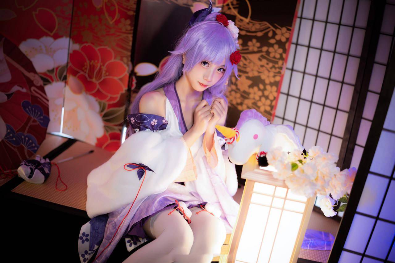 《碧蓝航线》独角兽cosplay_和服_哥哥_图片