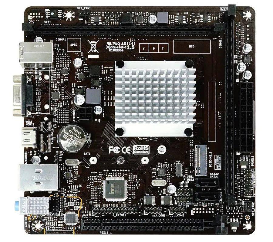 映泰推出新款j4125nhuitx主板集成四核赛扬cpu699元