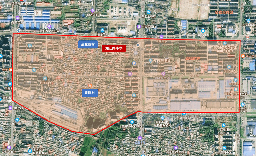 地圖來了漯河西城區開發區示範區中小學招生劃片