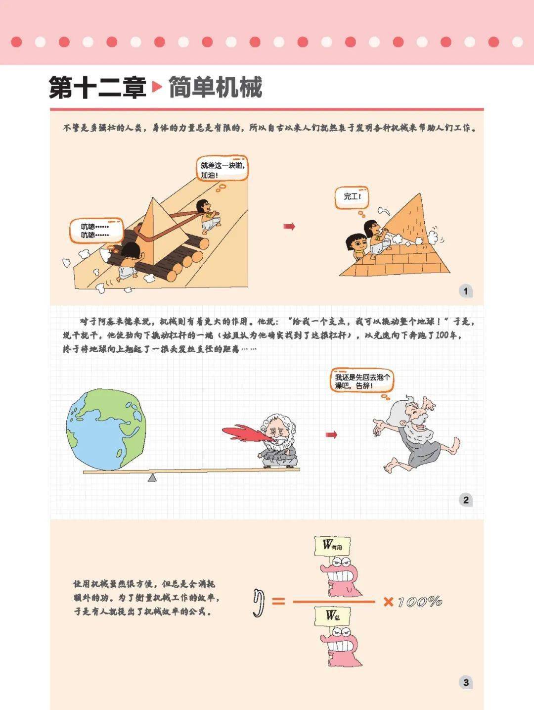 物理漫画一幅漫画贯通整个初中物理知识孩子看了直呼有趣