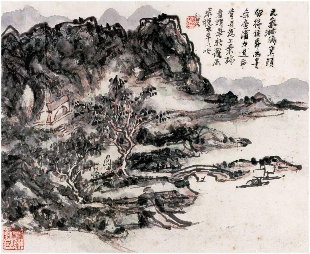 国画大师黄宾虹的山水画作品欣赏