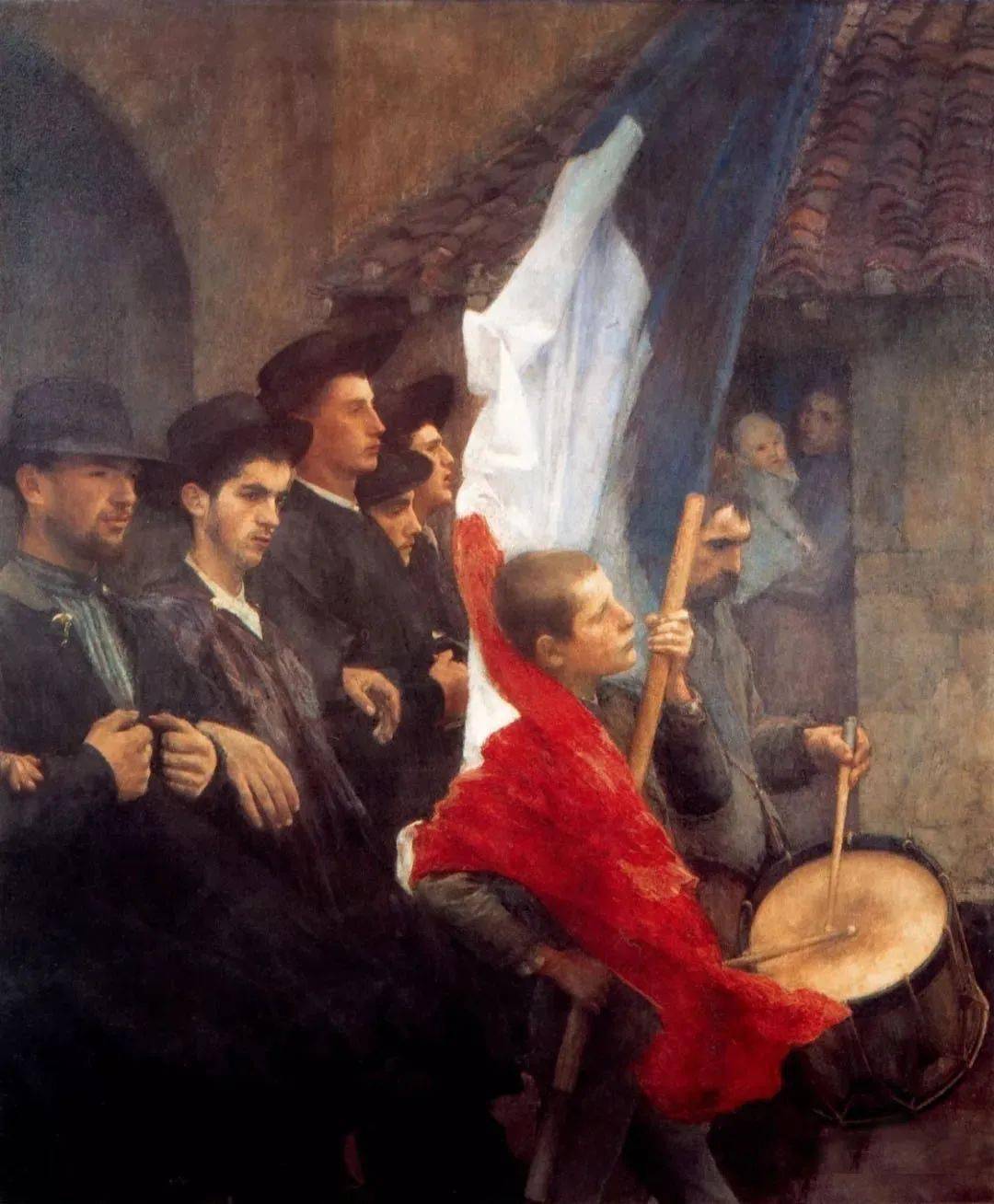 法国画家帕斯卡-阿道夫-让·达仰-布弗莱油画作品欣赏