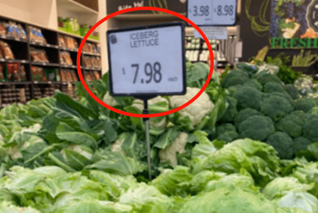 澳洲物价飞涨顾客晒出超市天价蔬菜网友吐槽金子做的