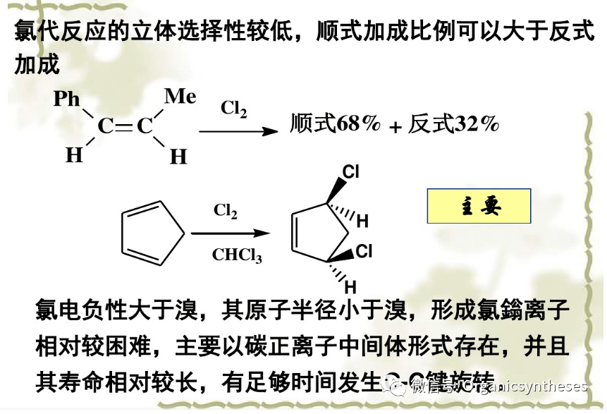 烯烃的亲电加成反应