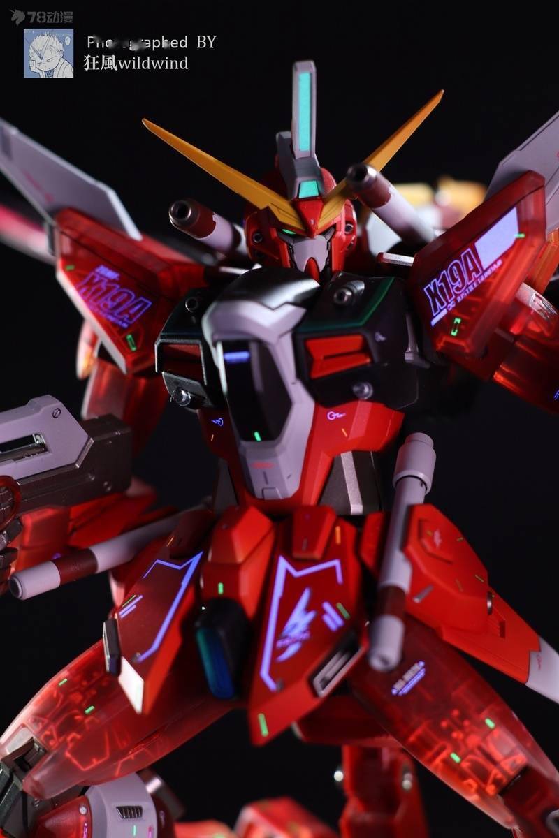 根大木秀mg无限正义ver30th渐变透明版