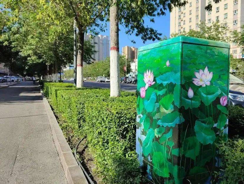 "绘靓博乐",这里的光交箱穿上了"彩绘新衣"_城市_文明_文化